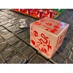 Severed Books Glow in the Dark Massive Gelatinous Cube d6