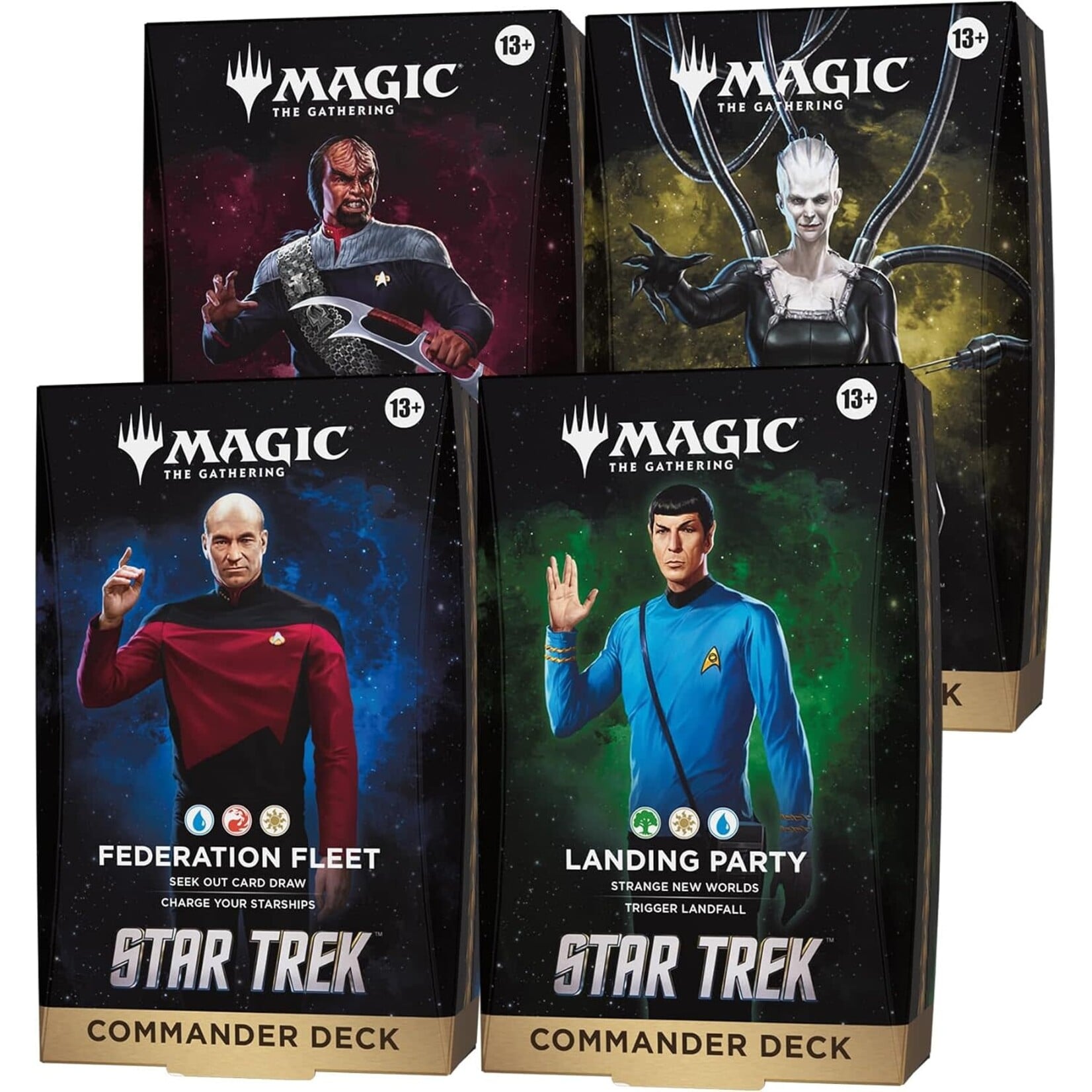 Wizards of the Coast Star Trek Commander Deck Bundle (4pc)