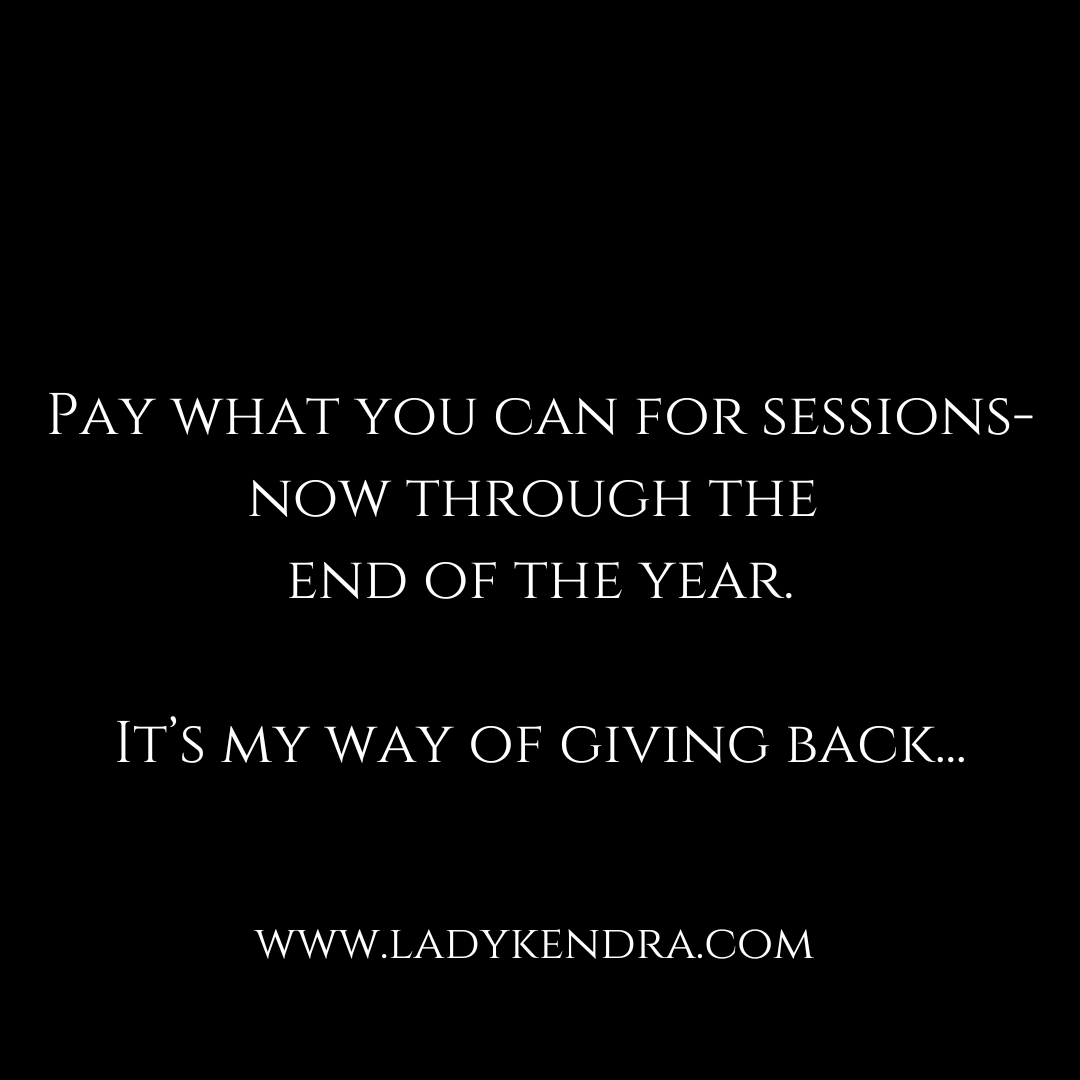 To give and receive....