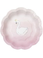Creative Twist Events Swan Paper Plates - 12 Pack