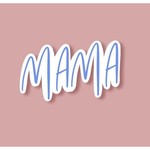 love, june Mama Sticker