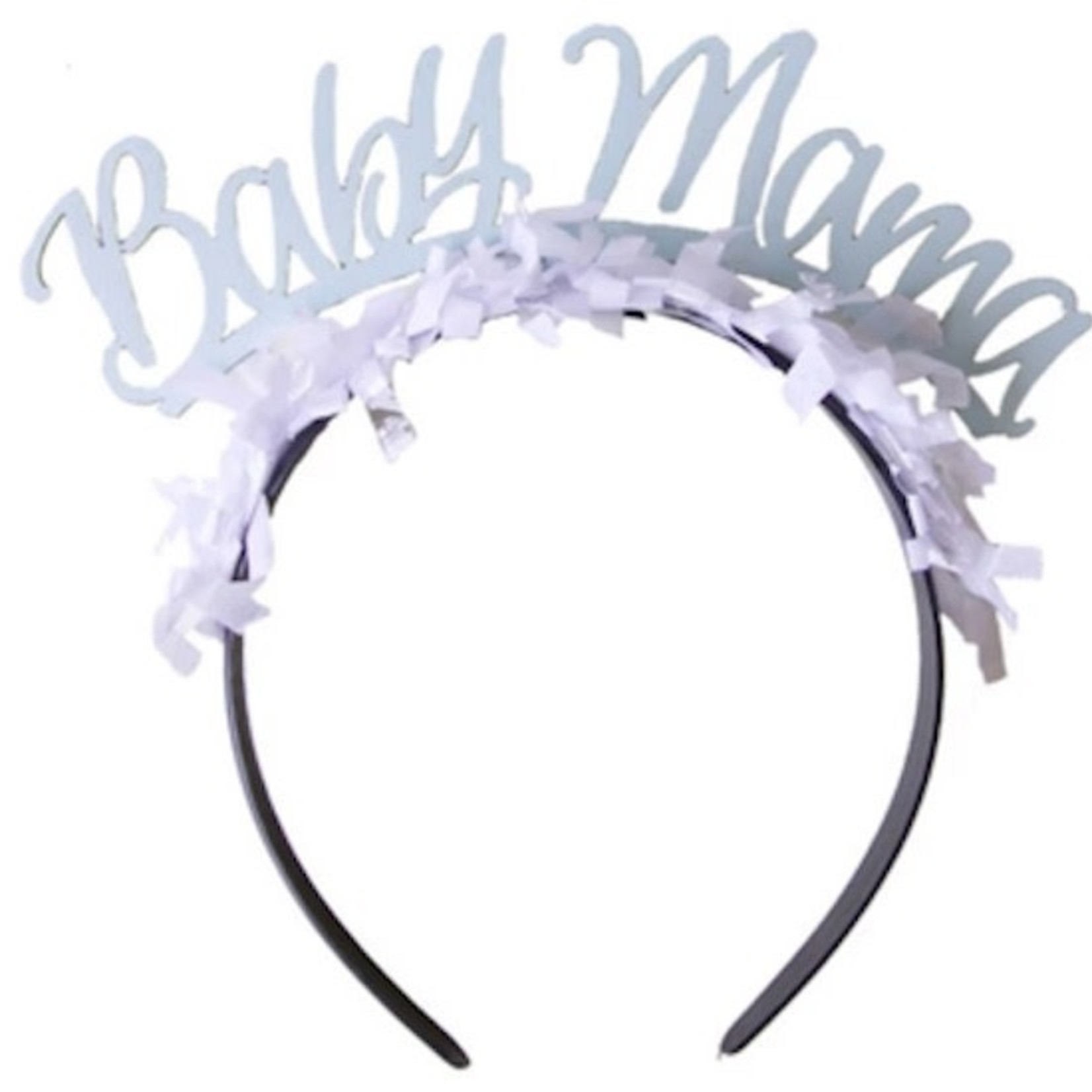 Creative Twist Events Baby Mama Single Headband - Baby Pink