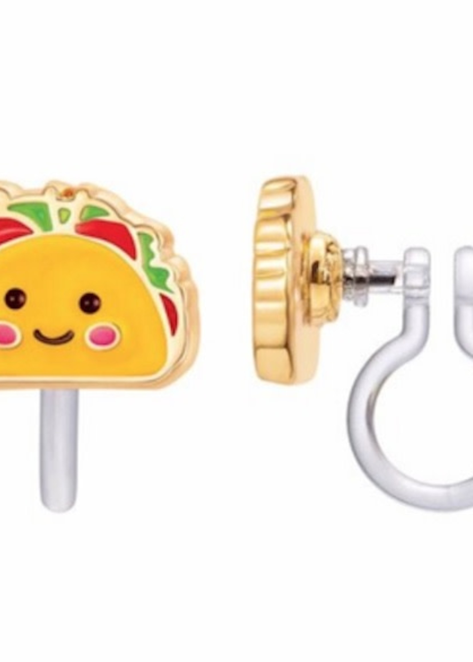 Creative Twist Events Clip on Cutie Earrings Taco