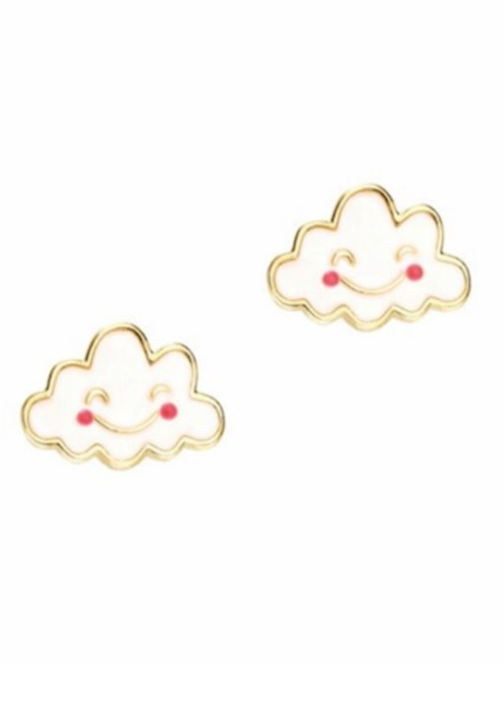 Creative Twist Events Cutie stud earrings Happy Cloud