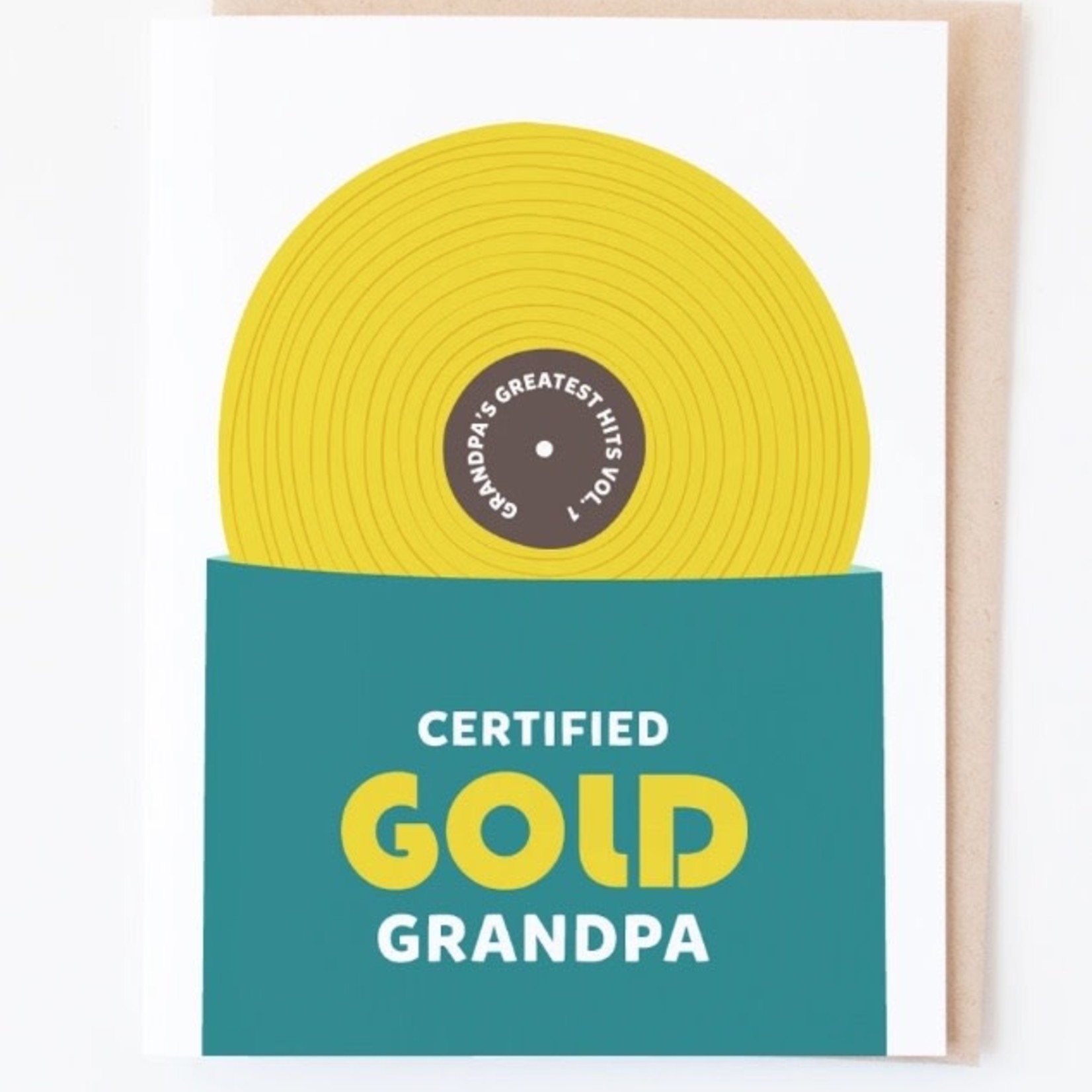 Creative Twist Events Gold Grandpa Card