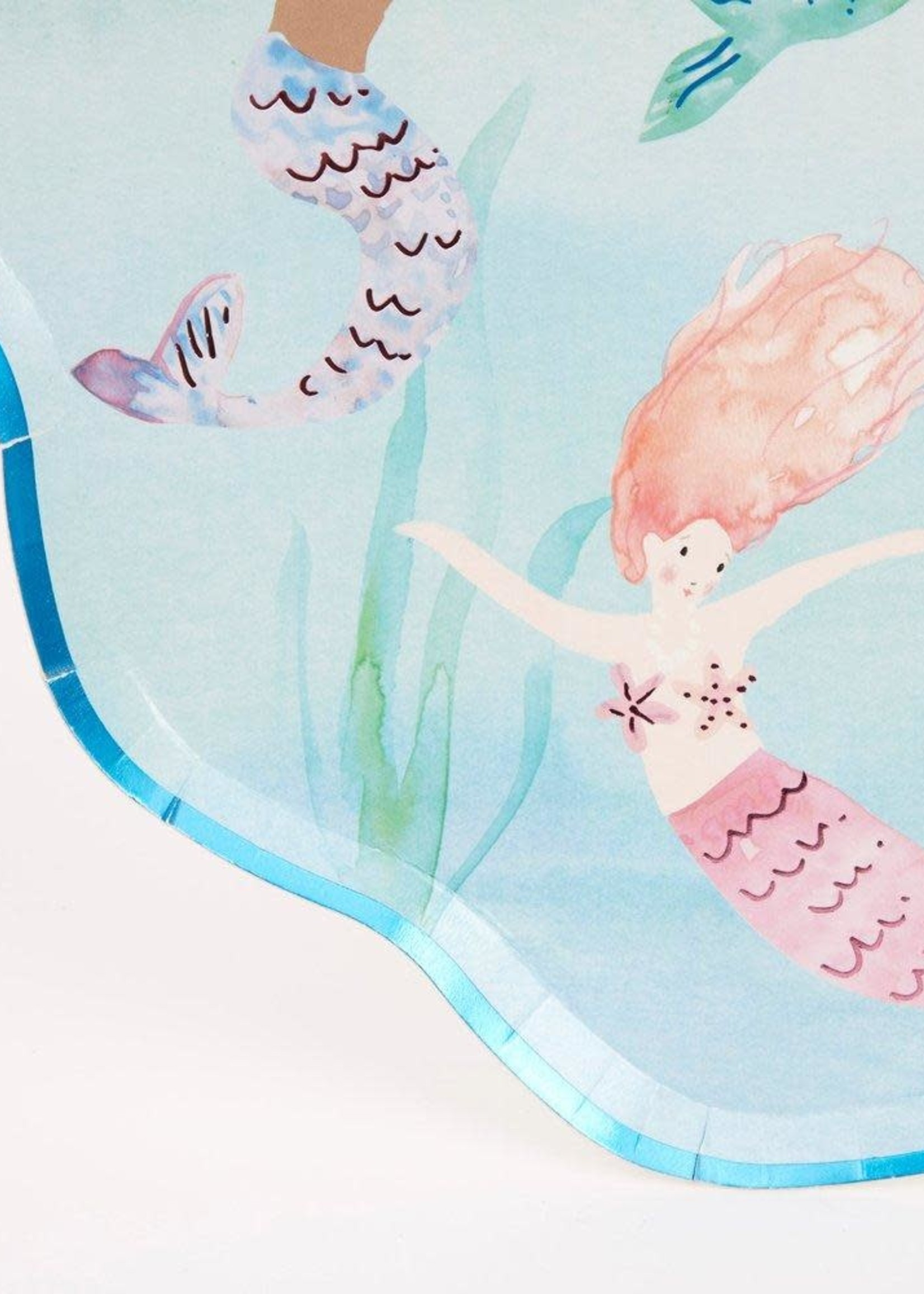 Creative Twist Events Mermaids Swimming Plates