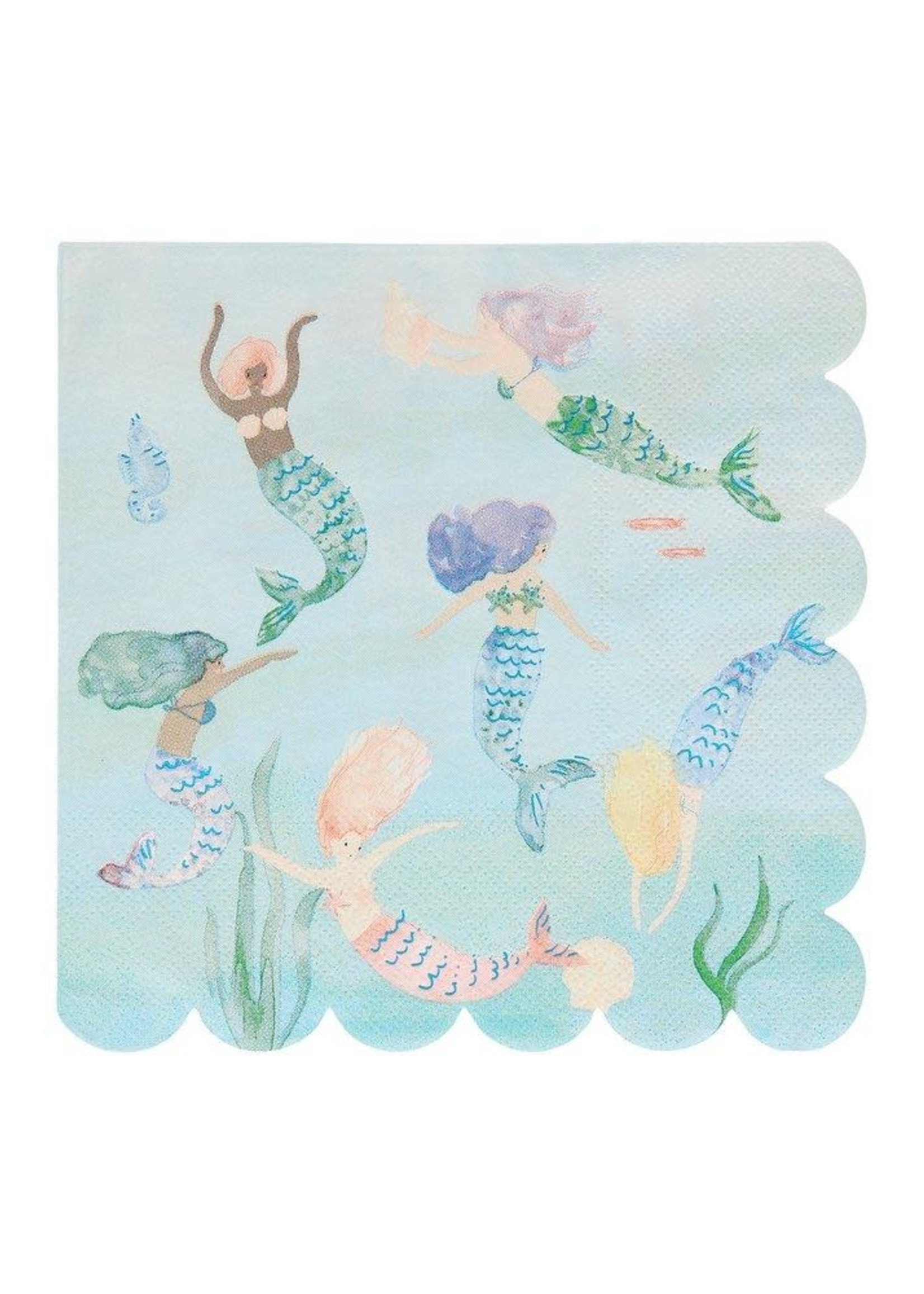 Creative Twist Events Mermaids Swimming Napkins