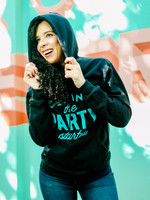 Creative Twist Events Getting the party started hoodie Black