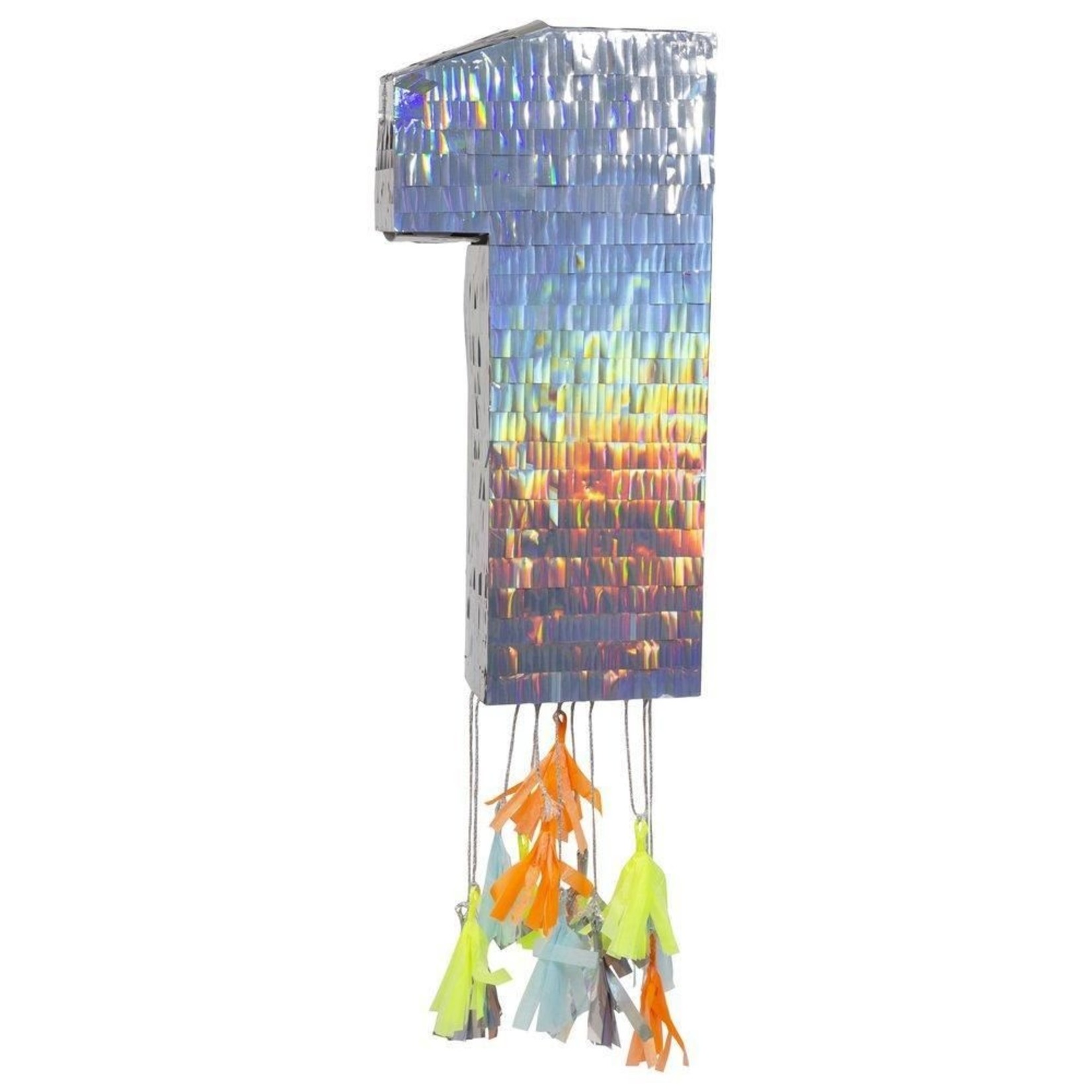 Creative Twist Events Party Pinata  number 1 (silver)