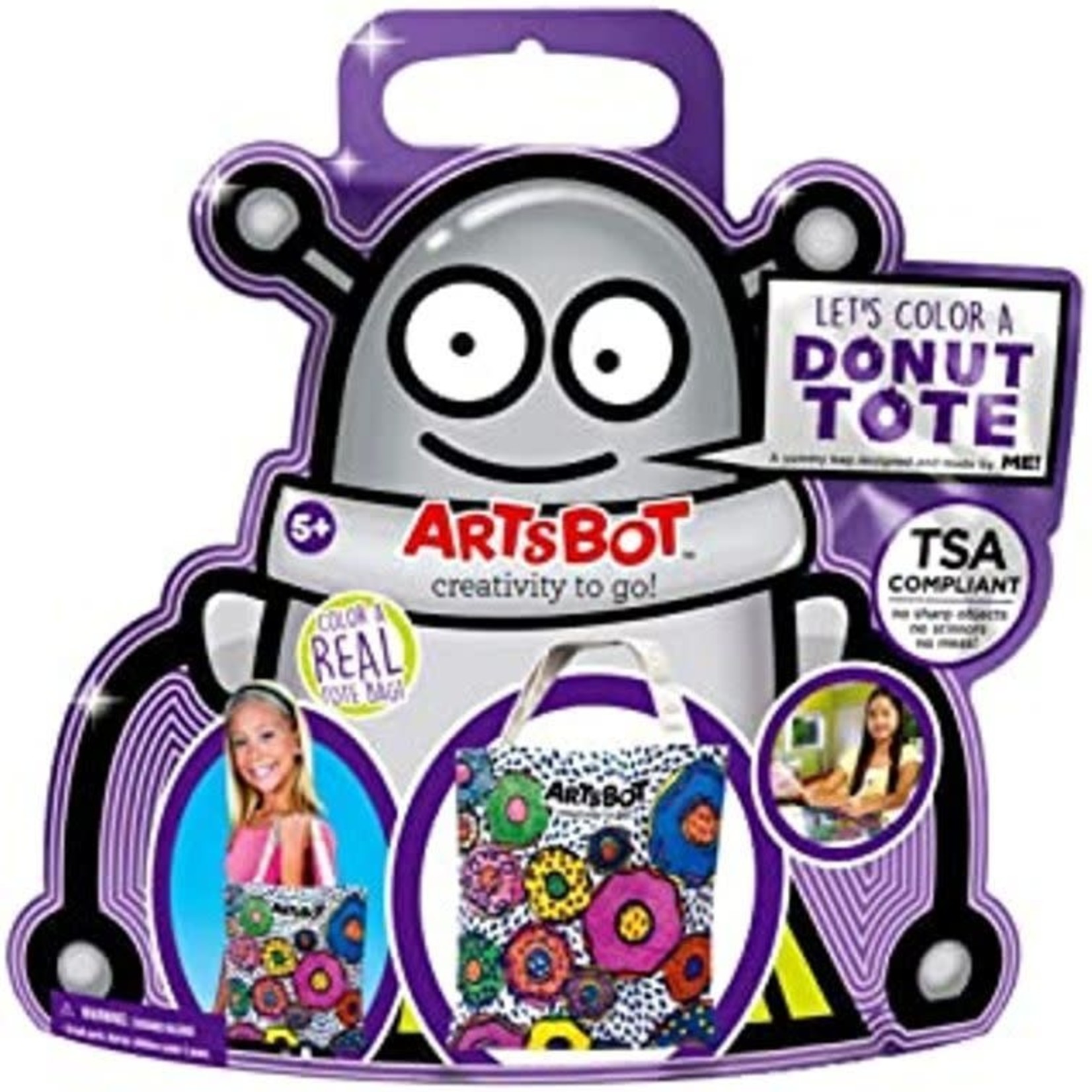 Creative Twist Events Let's Color A Donut TOTE