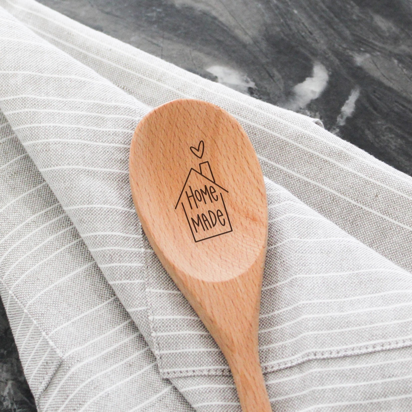 love, june Homemade House Wooden Spoon