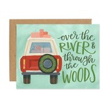 love, june Holiday Jeep Greeting Card