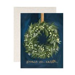 Wreath Peace Greeting Card