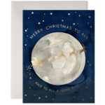 Santa Moon Card