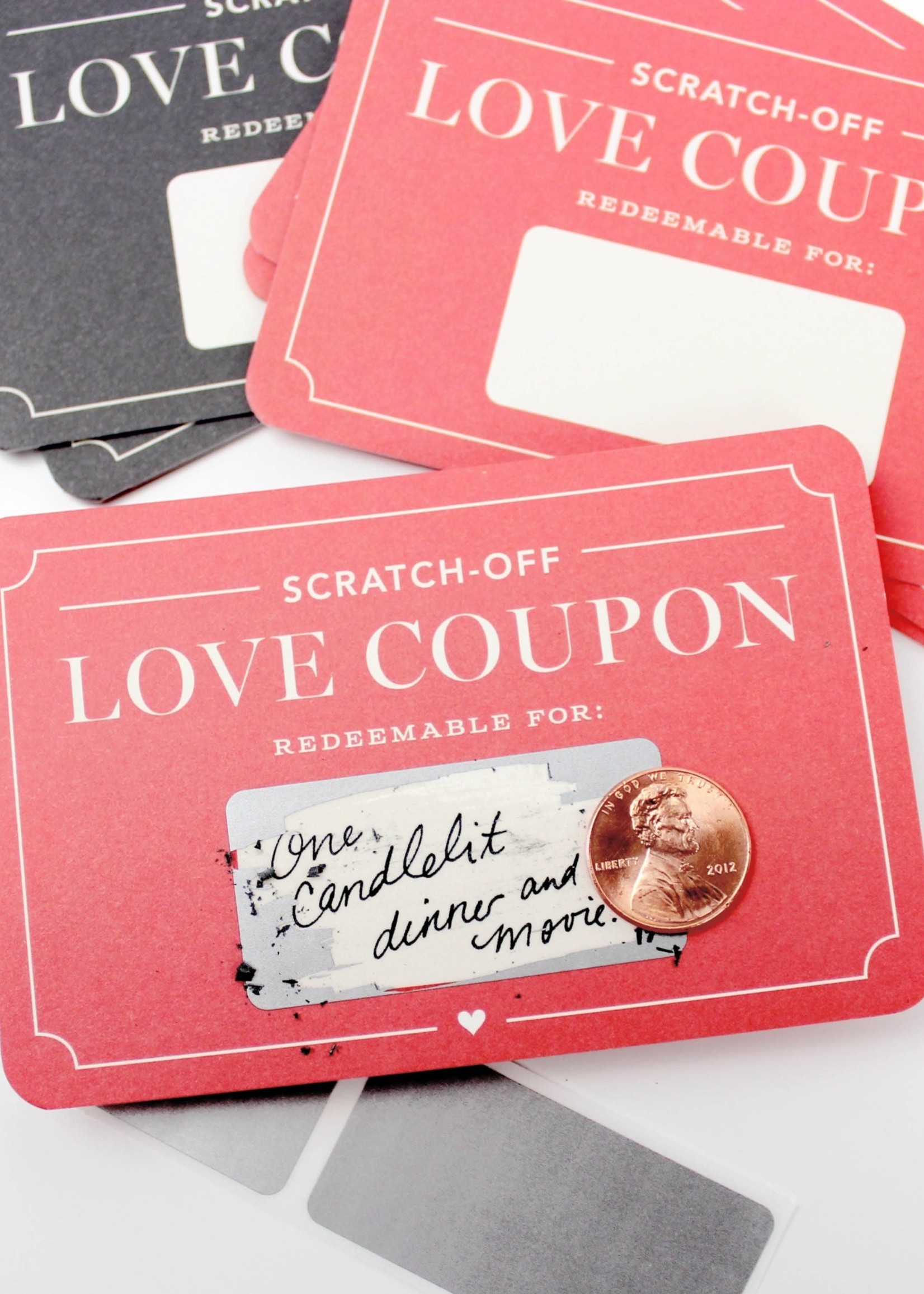 Scratch Off Love Coupons