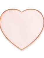 Creative Twist Events Large Heart Plates - Rose Gold