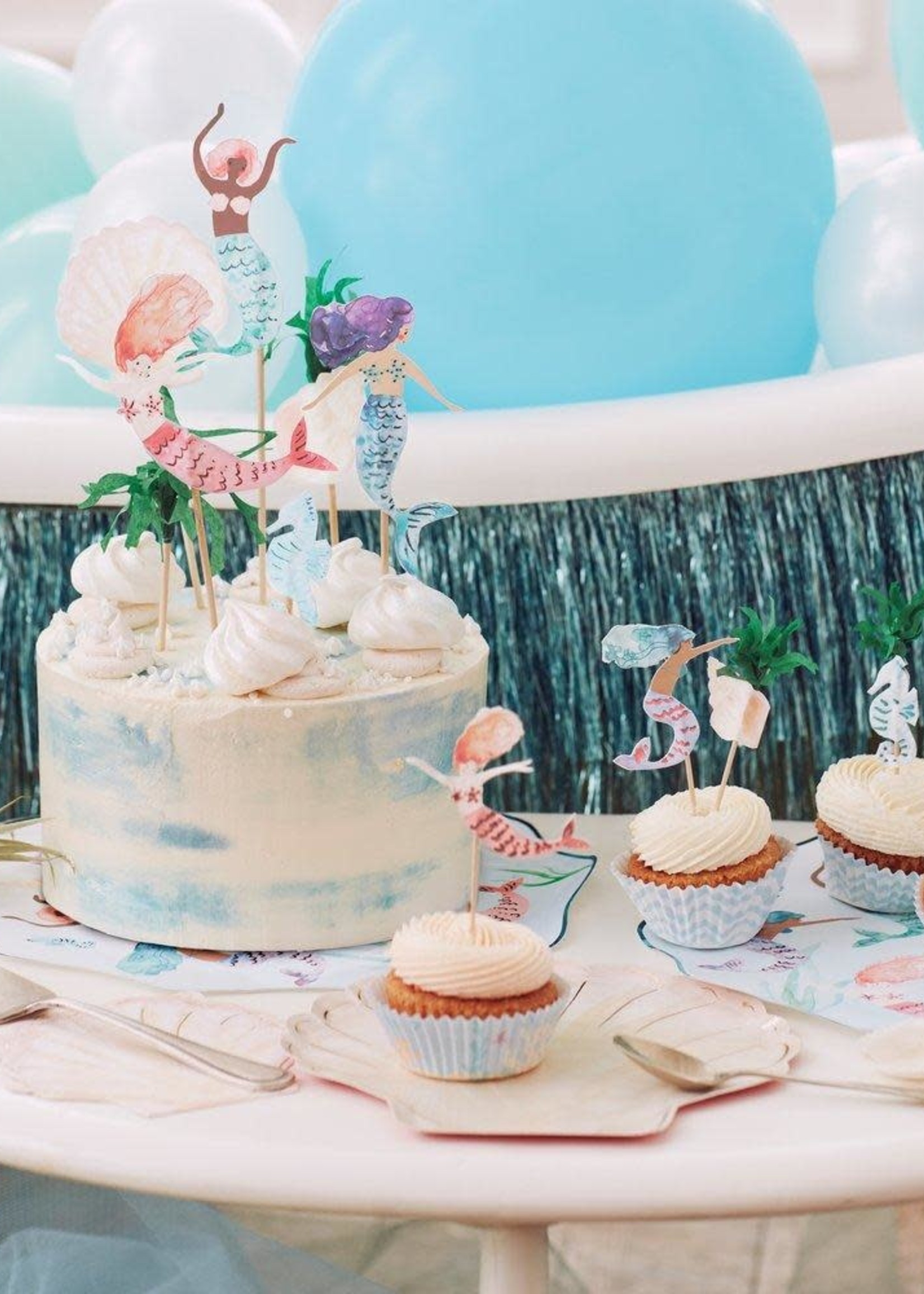 Creative Twist Events Mermaid Cake toppers