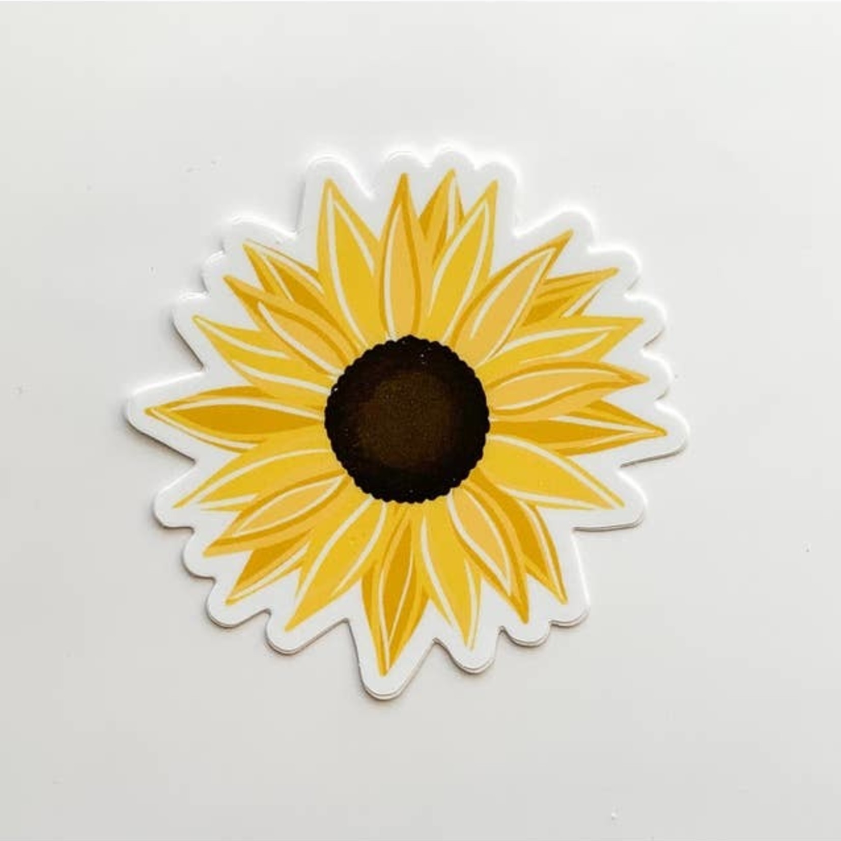 love, june Sunflower Sticker 3x3