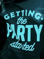 Creative Twist Events Black Getting the Party Started Black T-shirt