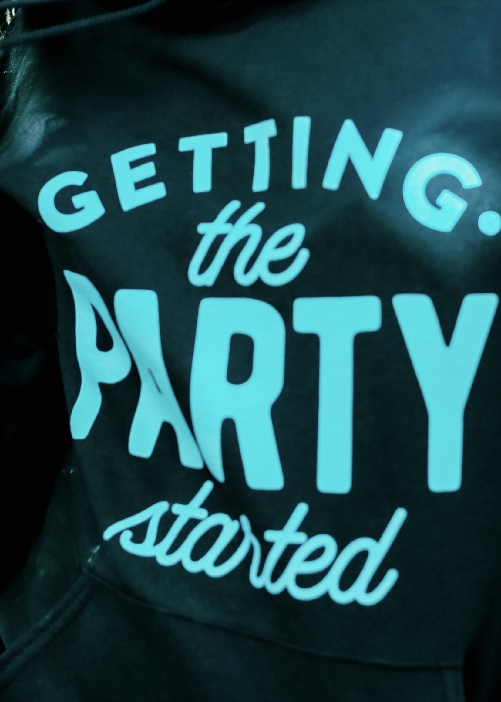 Creative Twist Events Black Getting the Party Started Black T-shirt