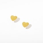 love, june Heart Post Earring