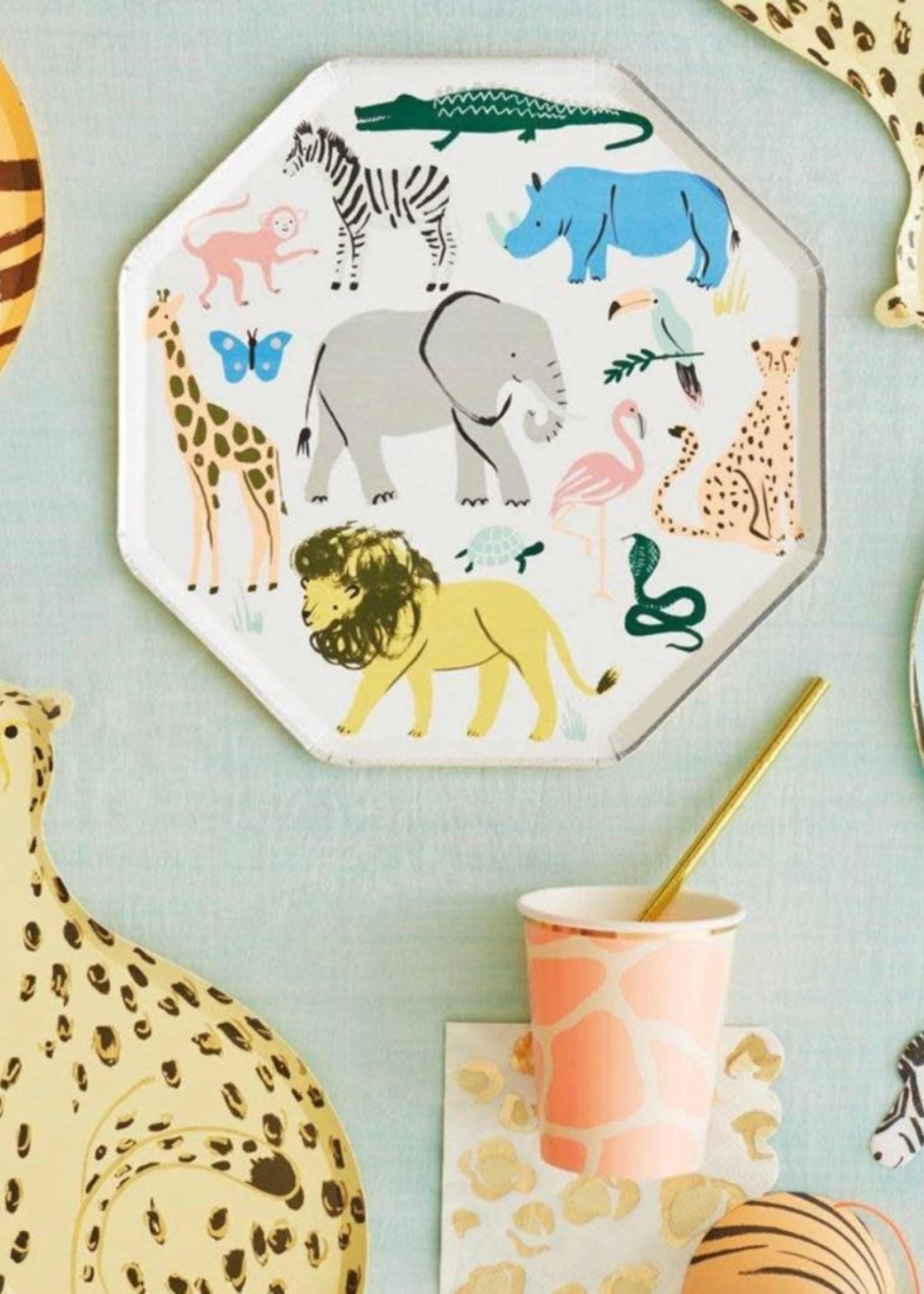 Creative Twist Events Safari Animals Dinner Plates