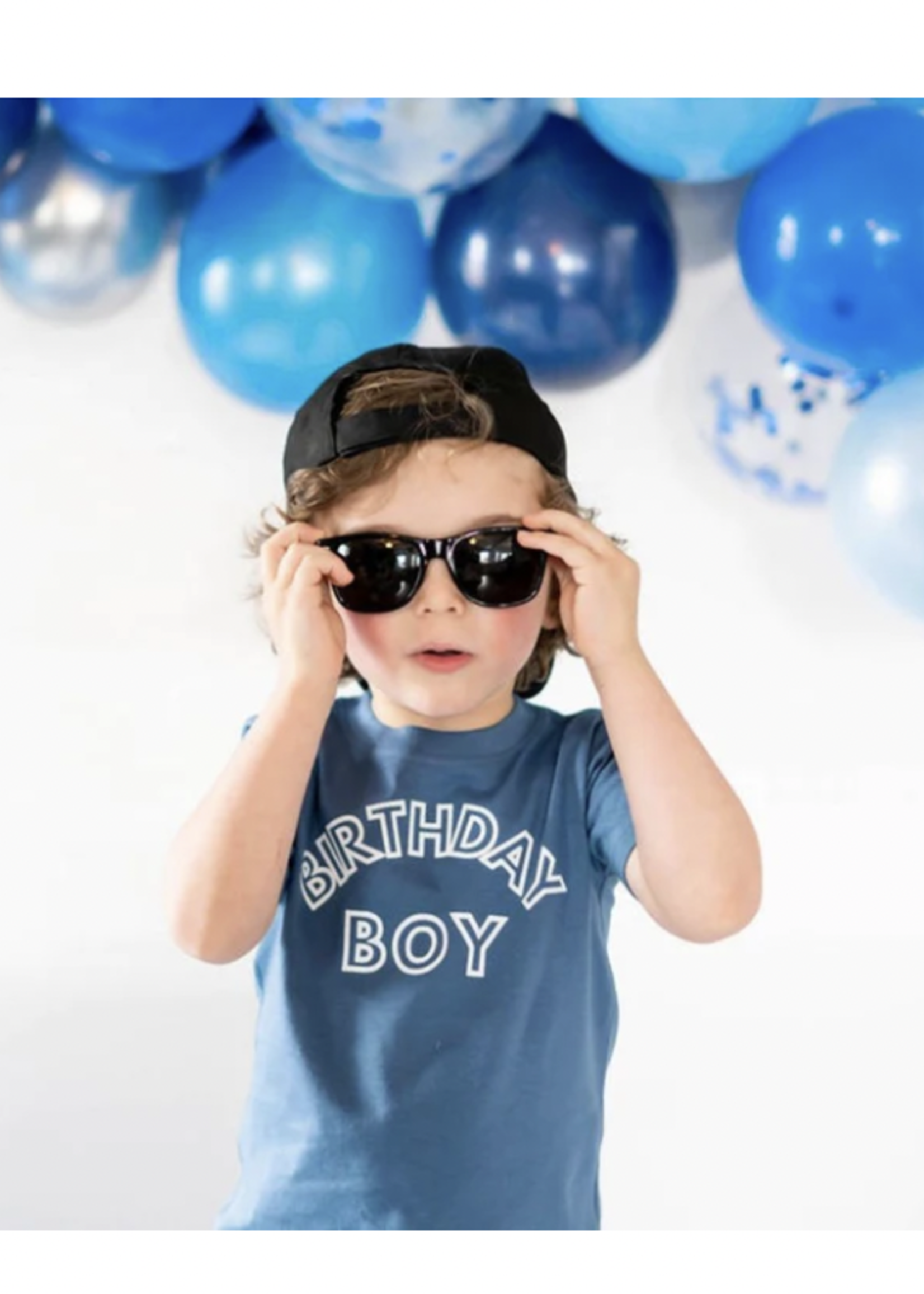 Creative Twist Events Birthday Boy S/S Shirt - Indigo - 2T