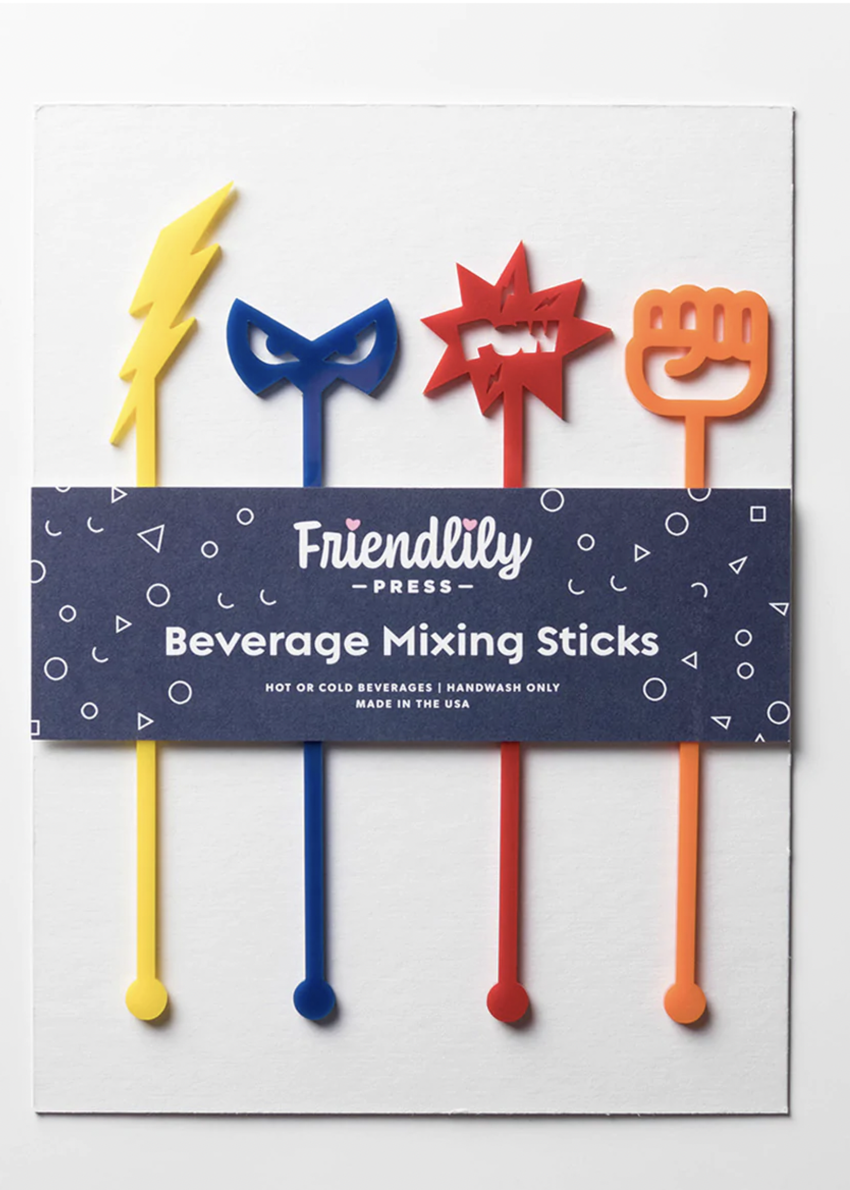 Creative Twist Events Superhero Drink Stirrer Set