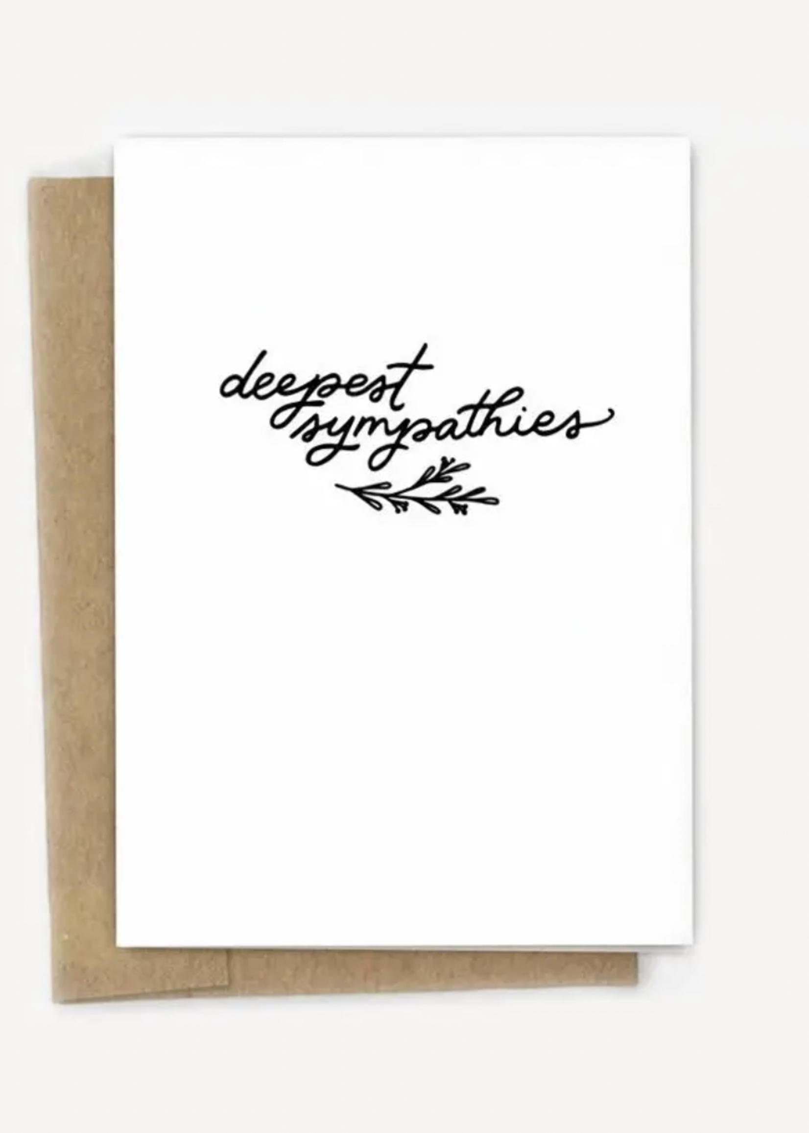 Creative Twist Events Deepest Sympathies Sprig Card