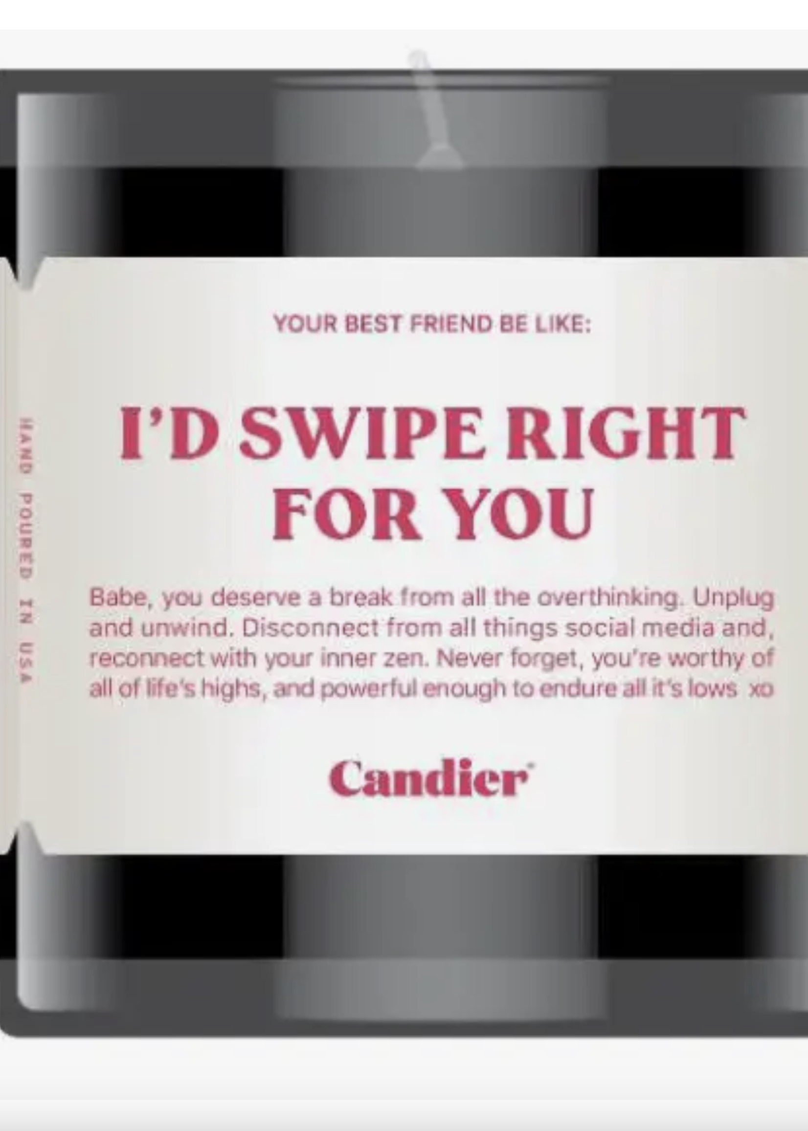 Creative Twist Events Swipe Right Candle