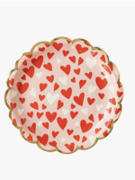 Creative Twist Events Valentine Heart Scatter Scalloped Plate