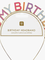 Creative Twist Events Rose Pink 'It's My Birthday' Metal Headband