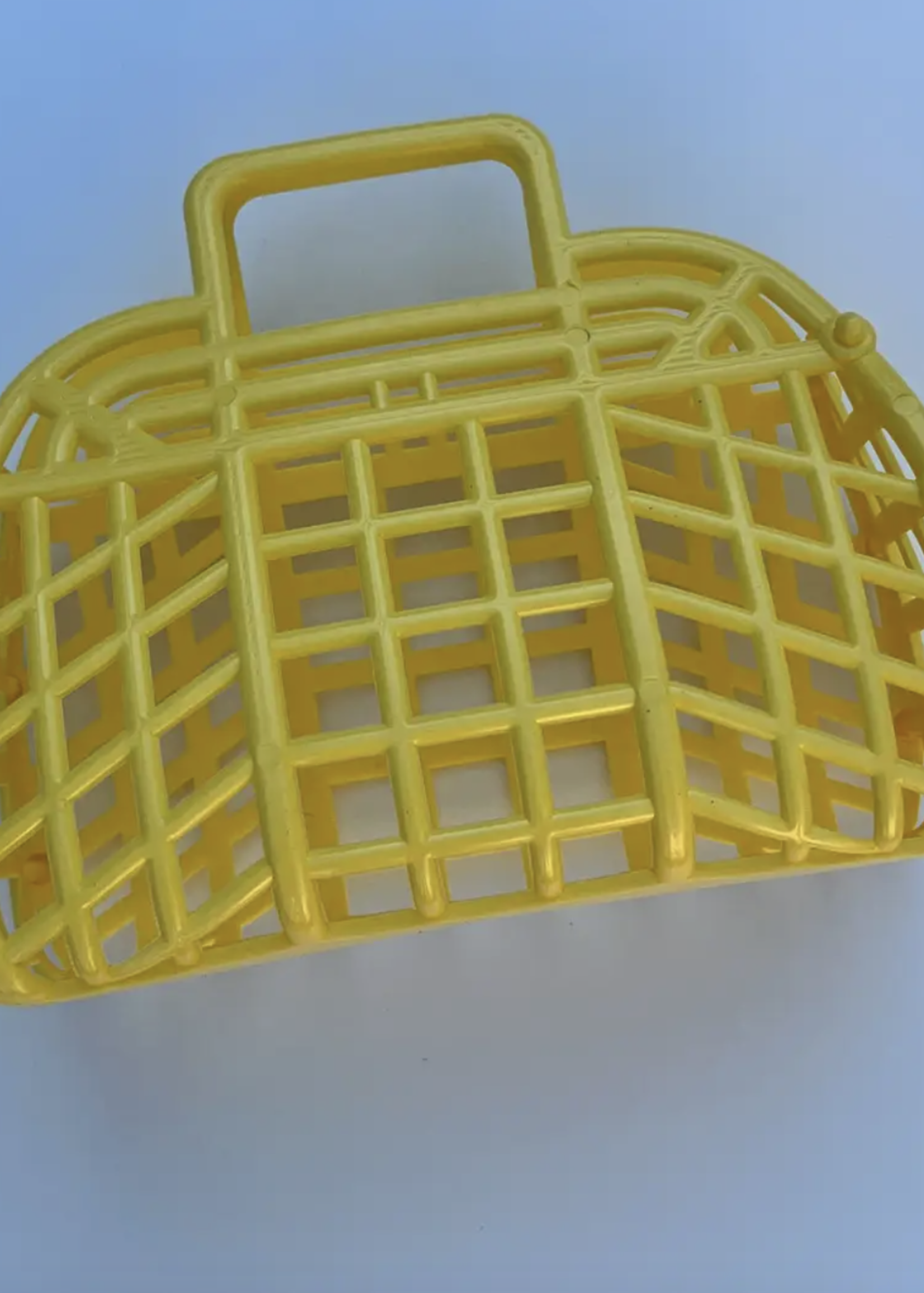 Creative Twist Events Mini Retro Jelly Baskets -  Yellow