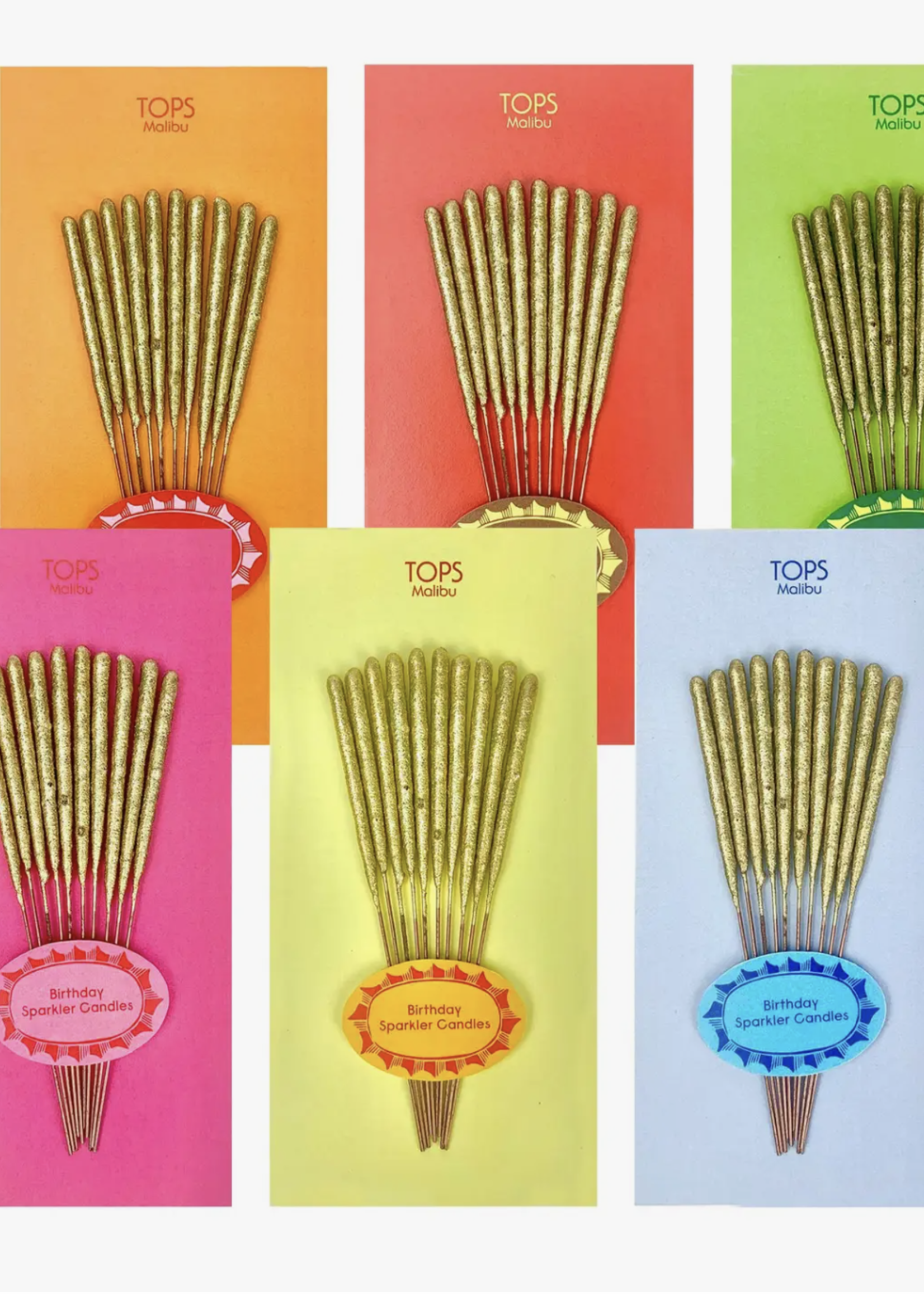 Creative Twist Events Mini Birthday Sparkler Candles Asst. Color