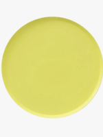 Creative Twist Events Large Low Rim Plates  Chartreuse