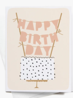 Creative Twist Events Happy Birthday Cake Topper Greeting Card