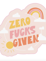 Creative Twist Events Sticker - Zero Fucks Given