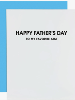 Creative Twist Events My Favorite ATM - Father's Day Letterpress Card