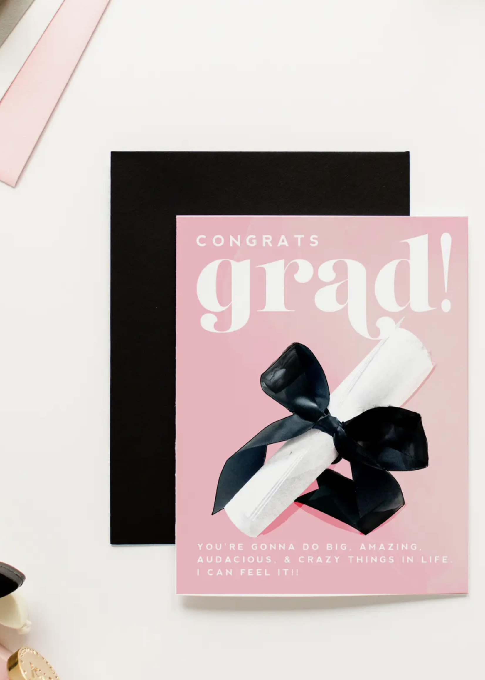 Creative Twist Events Congrats Grad - Amazing Things, Graduation Greeting Card