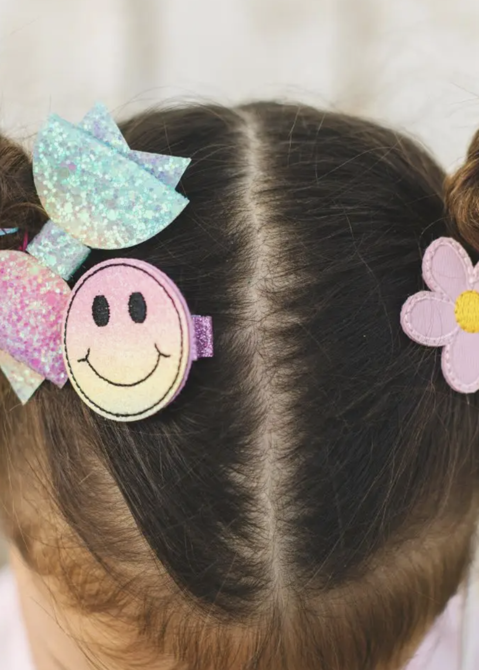 Creative Twist Events Good Vibes Clip Set - Kids Spring Hair Clips