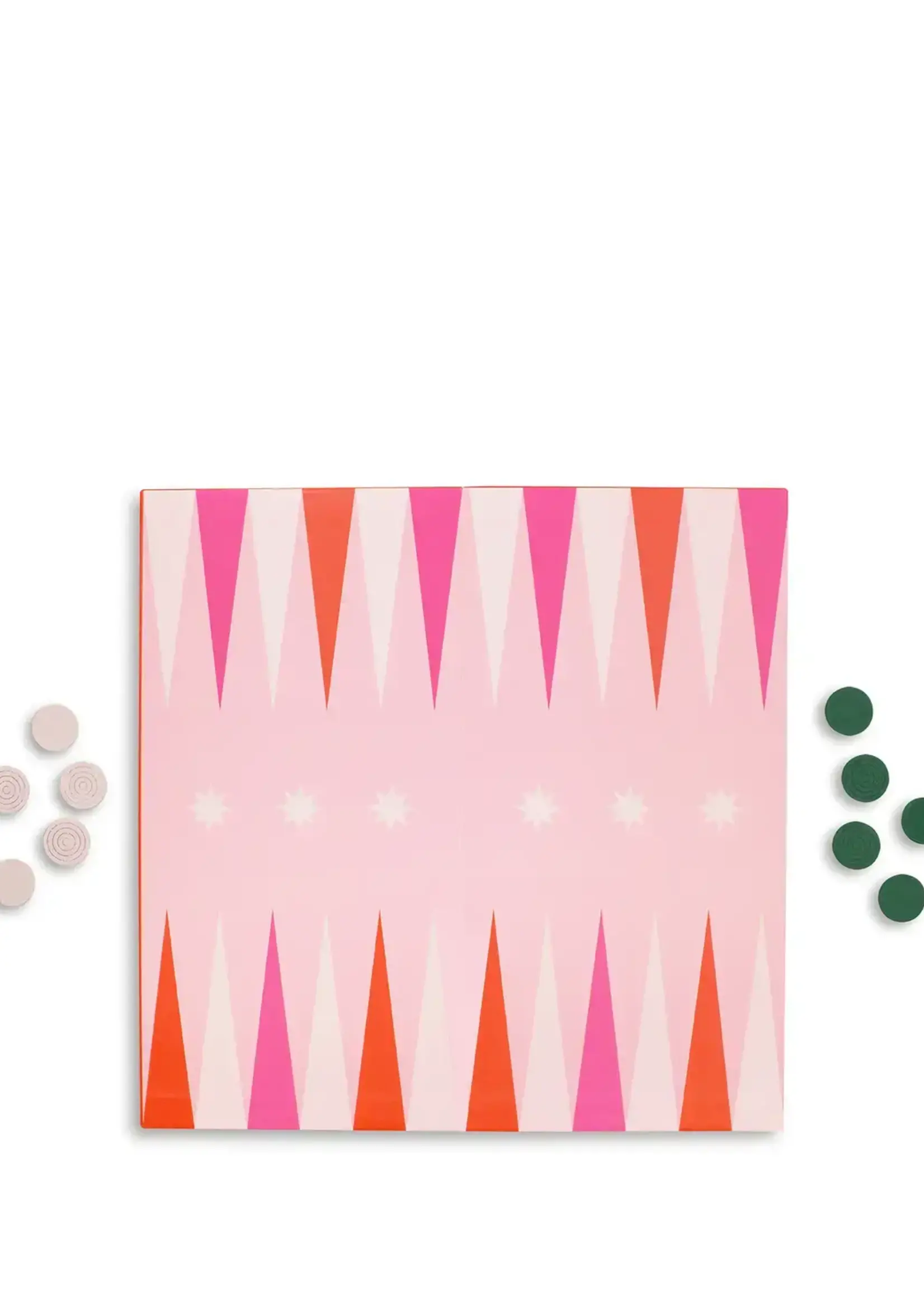 Creative Twist Events Game Night! 2-in-1 Checkers & Backgammon Board
