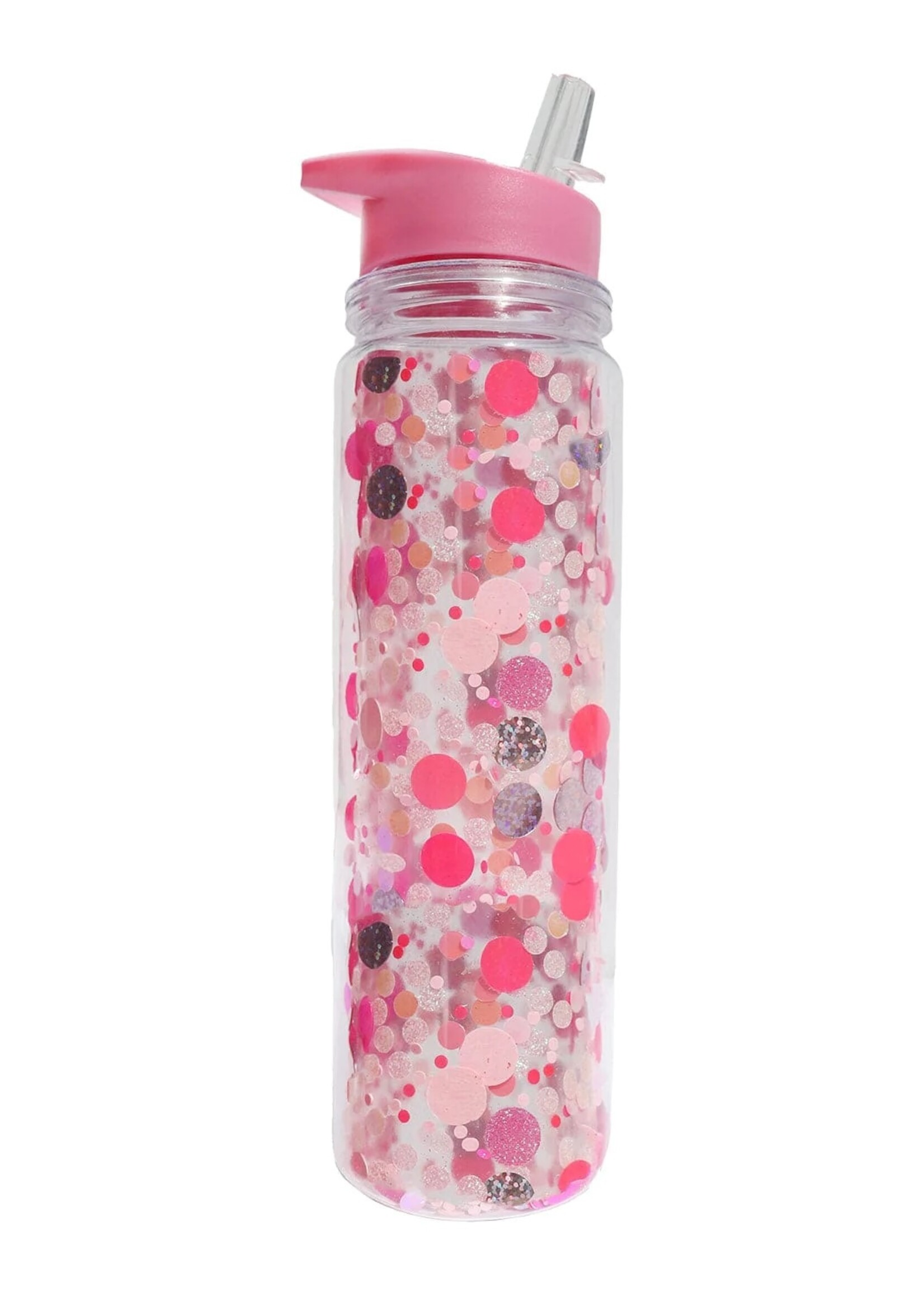 Creative Twist Events Pink Party Confetti water Bottle