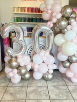 Creative Twist Events 6' Balloon Garland (Balloons only, not numbers)