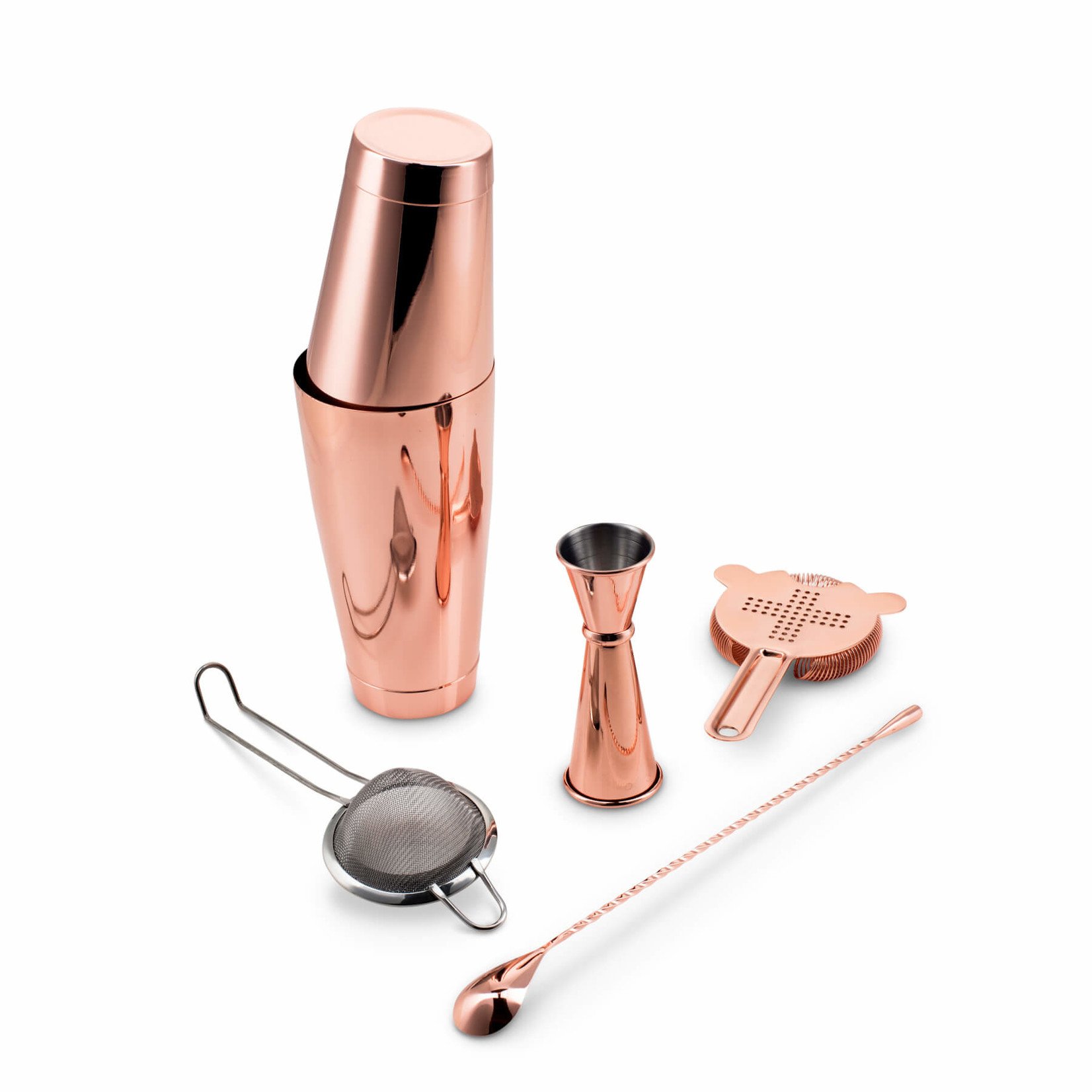 Cocktail Kit Copper 6 Piece in Gift Box