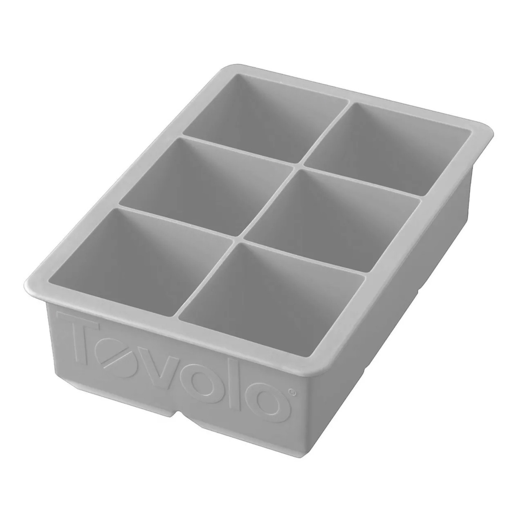 Tovolo King Cube Ice Tray Oyster Grey