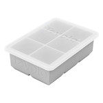 Tovolo King Cube Ice Tray with Lid Oyster Grey