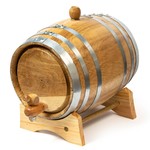 Oak Barrel 3 Litre Steel