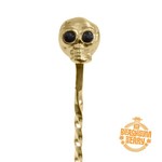 Cocktail Kingdom Skull Barspoon Gold