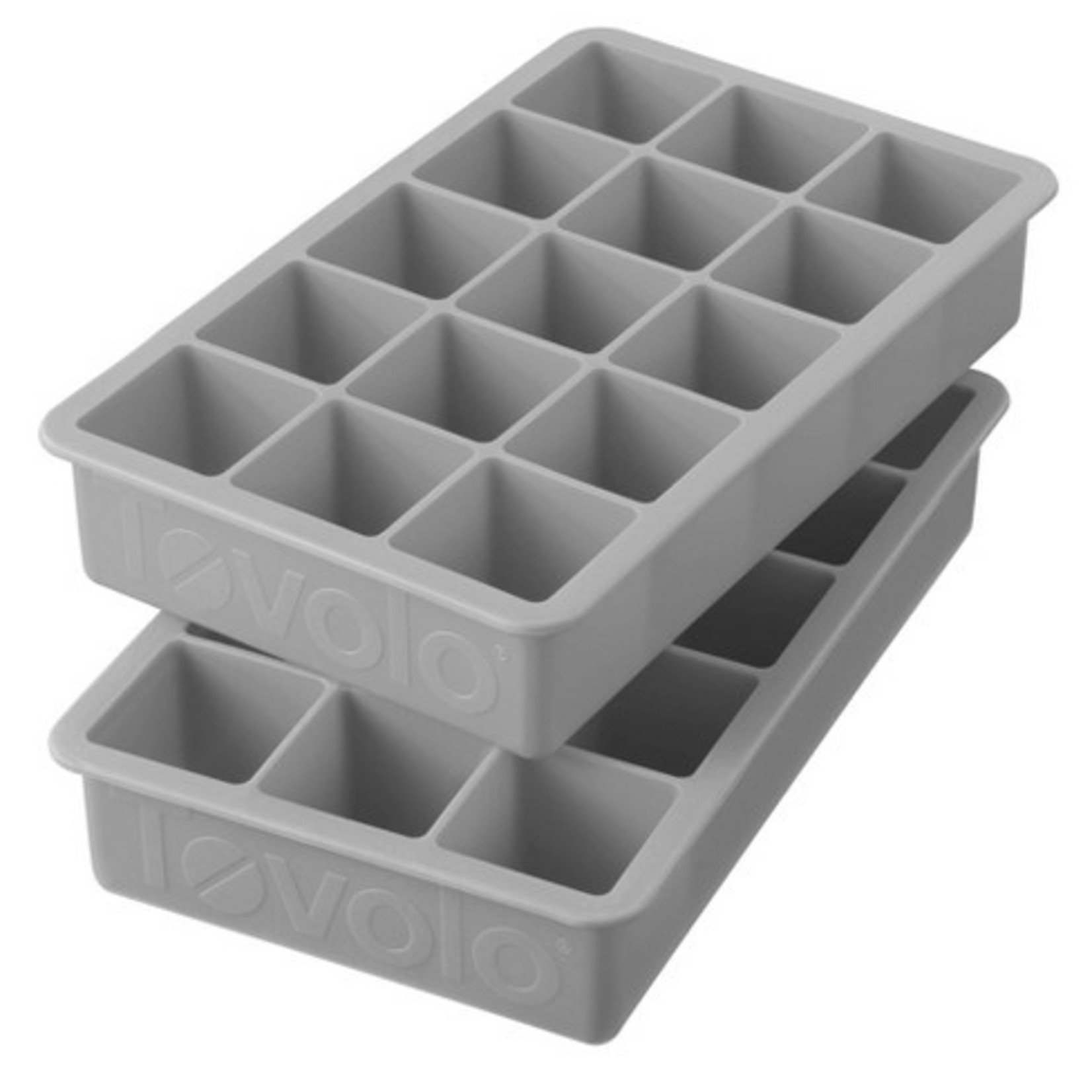 Tovolo Perfect Cube Ice Tray Oyster Grey