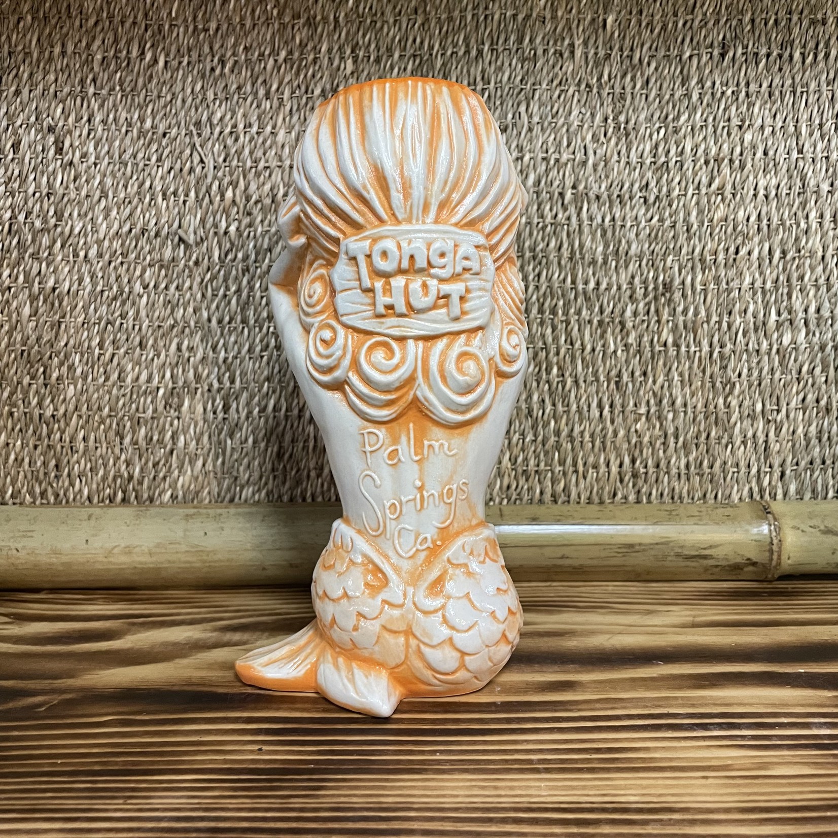 Tonga Hut Orange Mermaid Mug